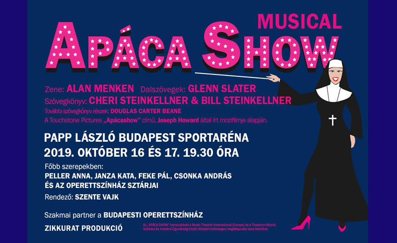 apáca show poszter